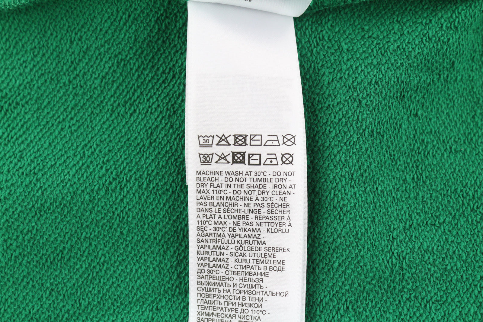 DIESEL S-Balirib unisex džemperis su gobtuvu XS dydžio, žalias, megztinis su kengūros kišenėmis, rekomenduojama kaina – 175 € 