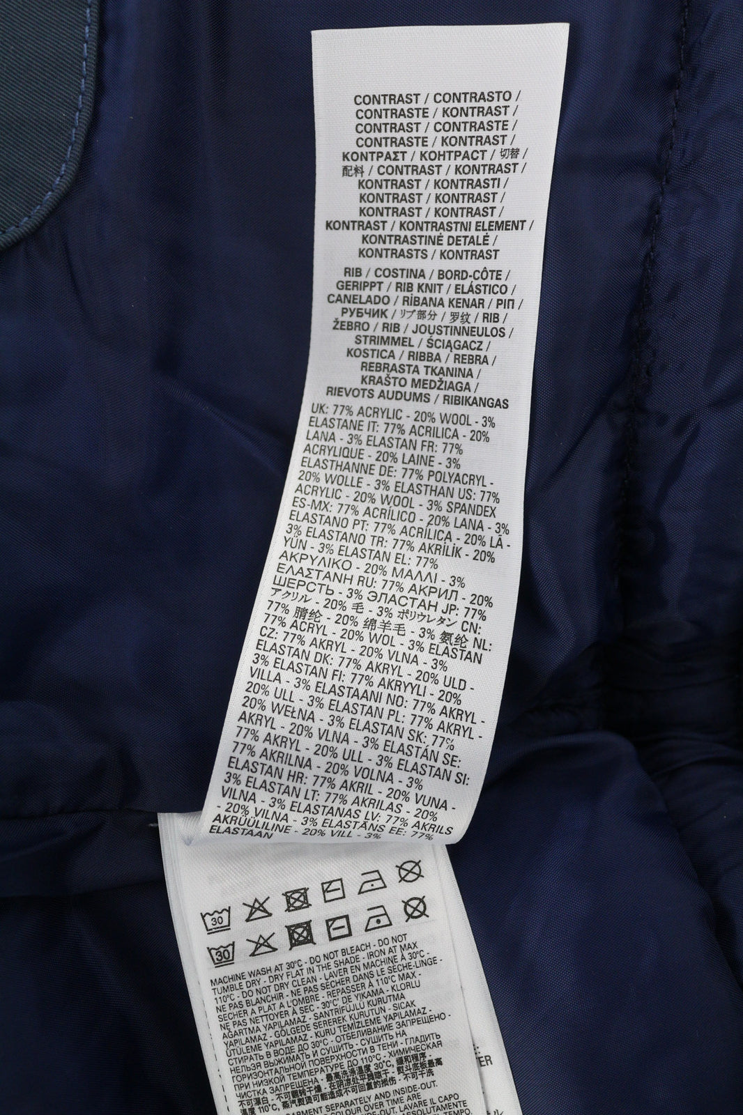 DIESEL W-Spleak-A vyriška striukė S, mėlyna, skalbta, didelė bomber striukė su izoliacija, rekomenduojama kaina – 325 € 