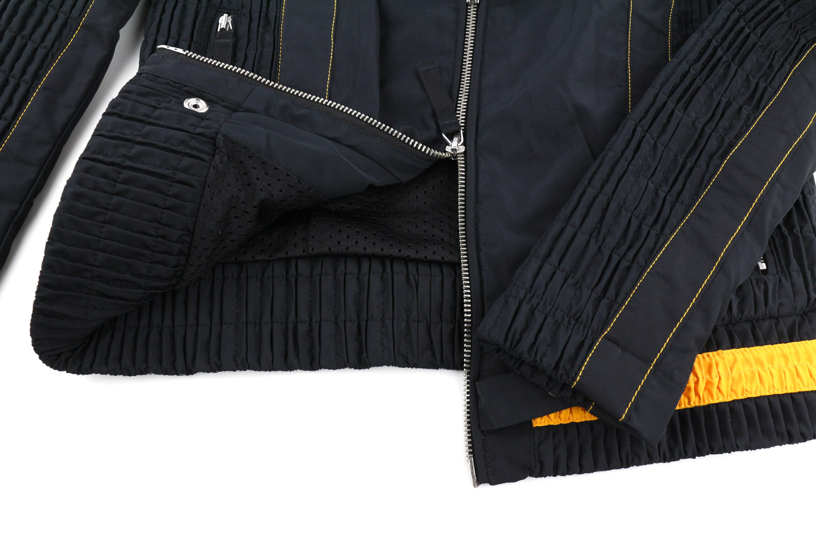 DIESEL G-Ritas Women Jacket S Black Textured Single Breasted Neck RRP€250