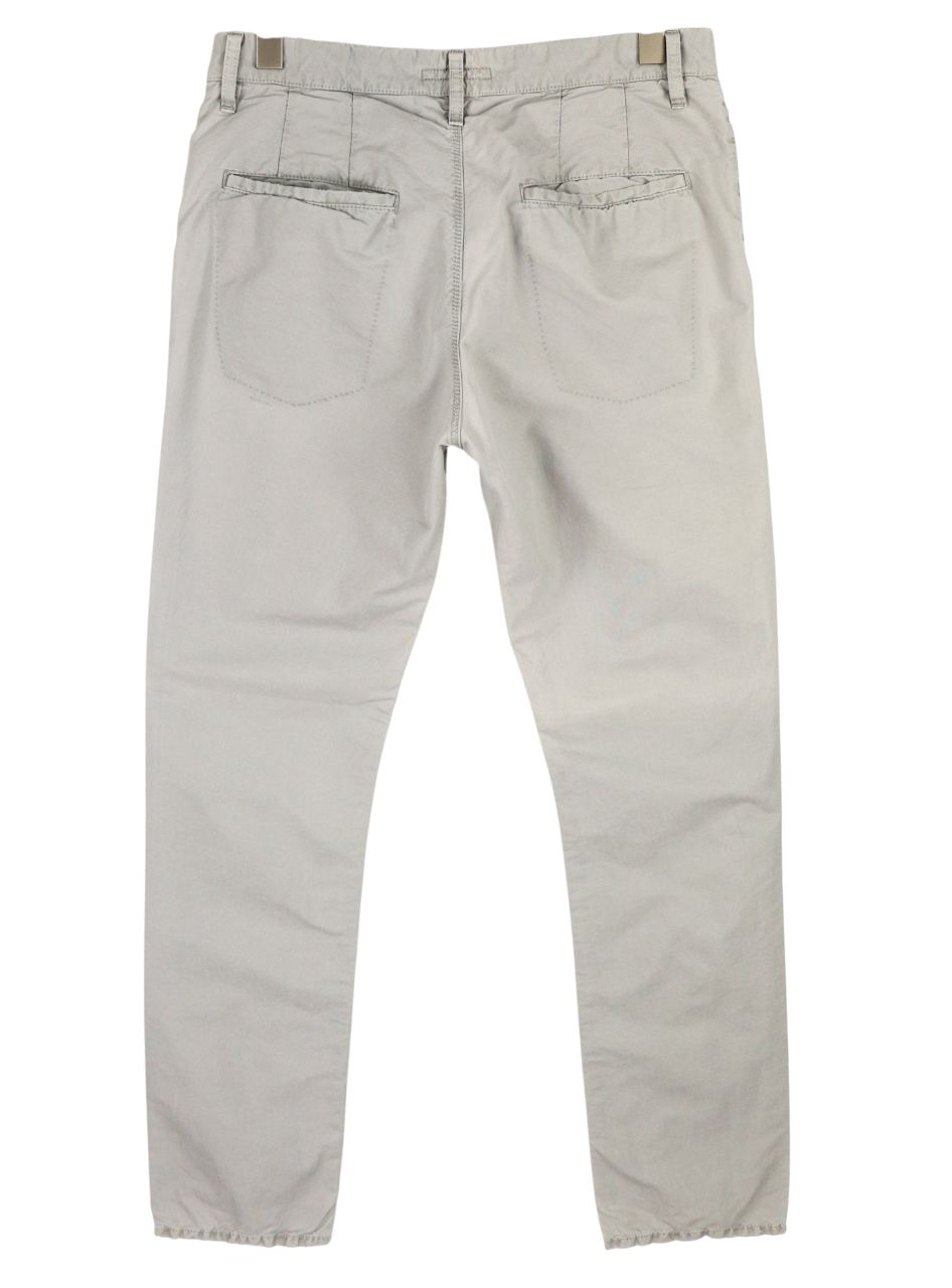 NUDIE JEANS Khaki spalvos įprastos vyriškos kelnės W32/L34 Organic Moon Dust Chino Button 