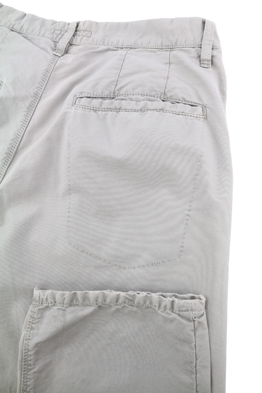 NUDIE JEANS Khaki spalvos įprastos vyriškos kelnės W32/L34 Organic Moon Dust Chino Button 