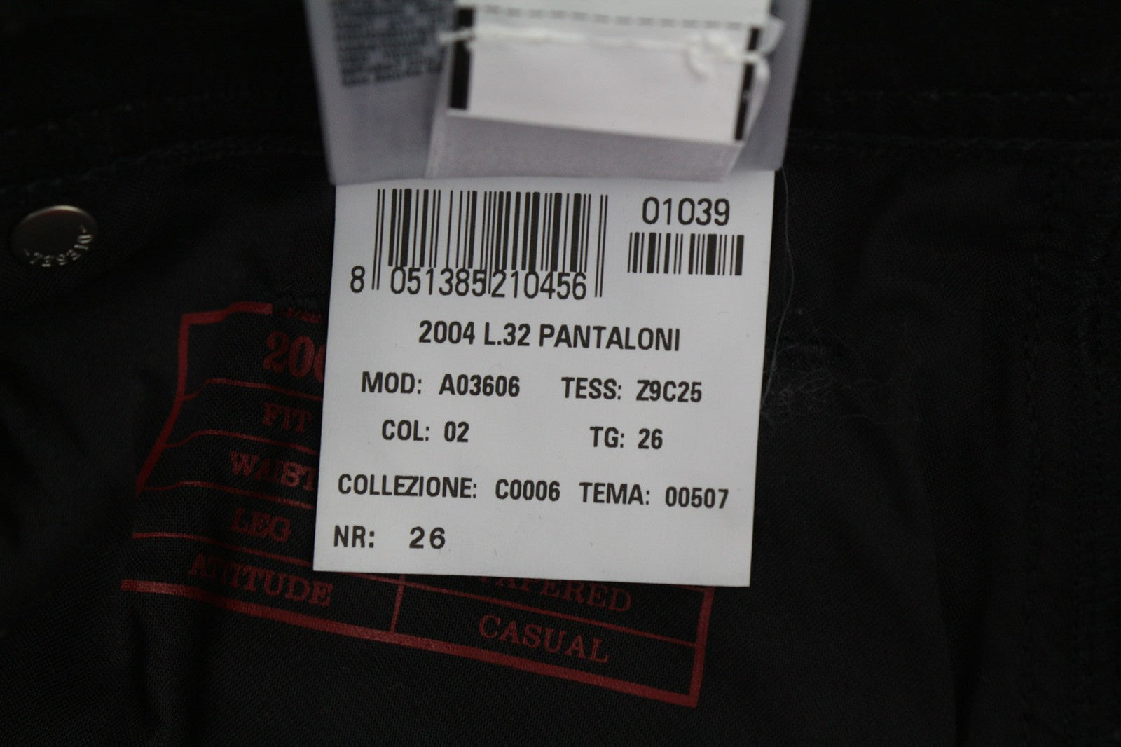 DIESEL 2004 Z9C25 moteriški džinsai W26/L32 Slim vidutinio juosmens siaurėjantys džinsai. RMK 185 € 