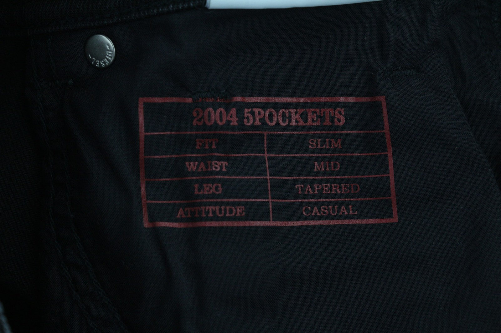 DIESEL 2004 Z9C25 moteriški džinsai W26/L32 Slim vidutinio juosmens siaurėjantys džinsai. RMK 185 € 