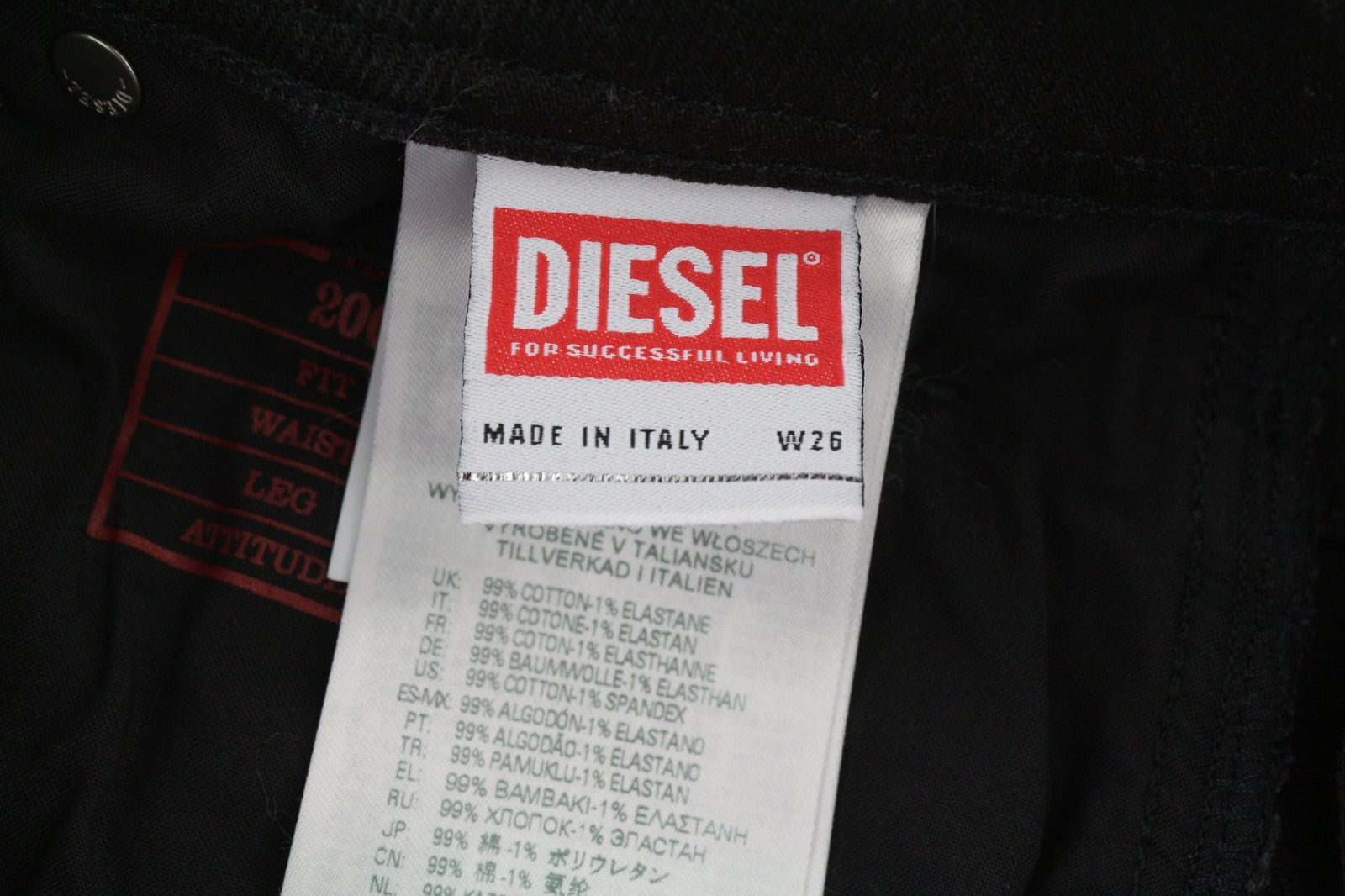 DIESEL 2004 Z9C25 moteriški džinsai W26/L32 Slim vidutinio juosmens siaurėjantys džinsai. RMK 185 € 
