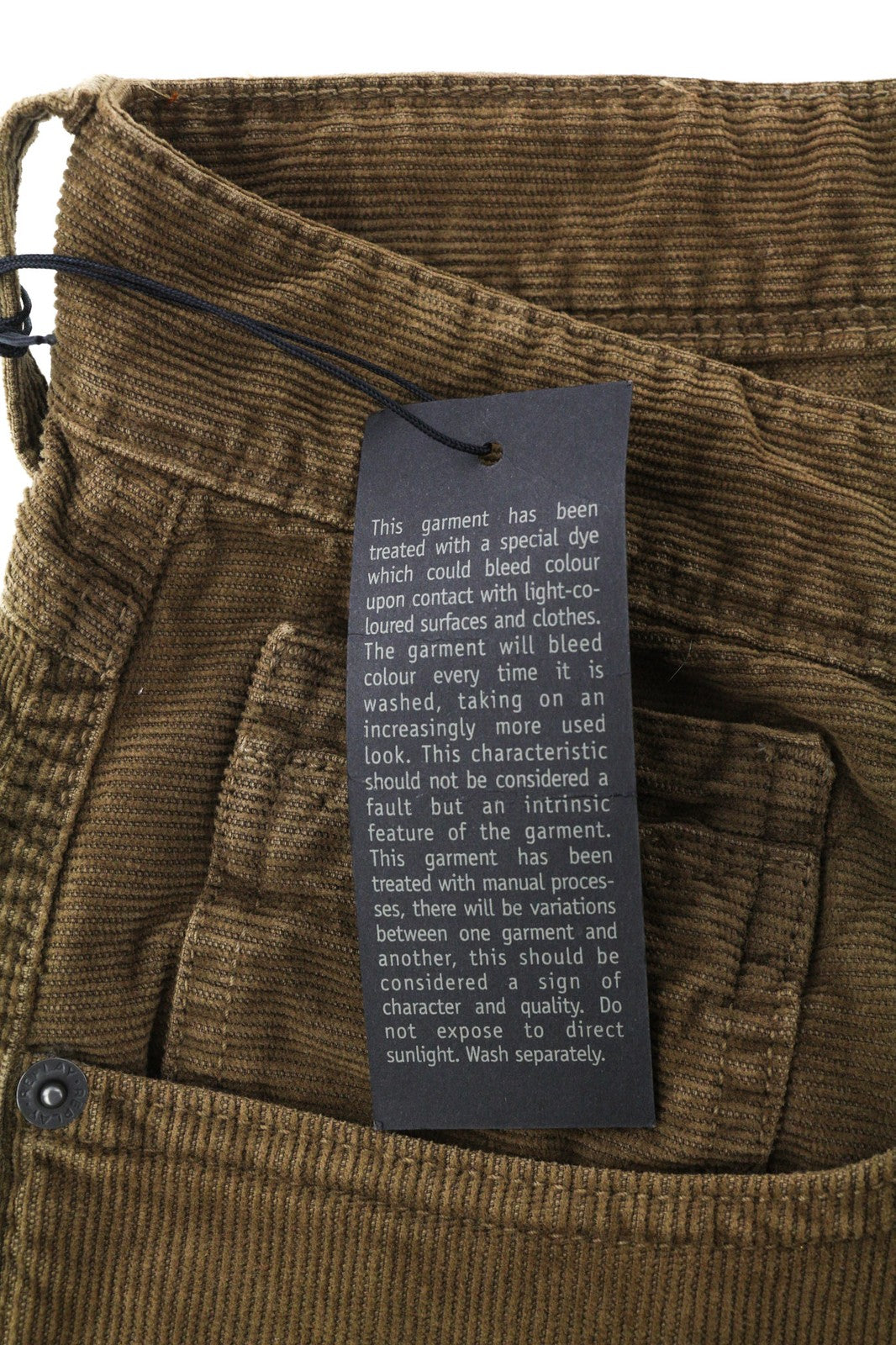 REPLAY Anbass vyriškos kelnės W30/L34 Slim tamprios velveto kelnės su užtrauktuku, rudos 