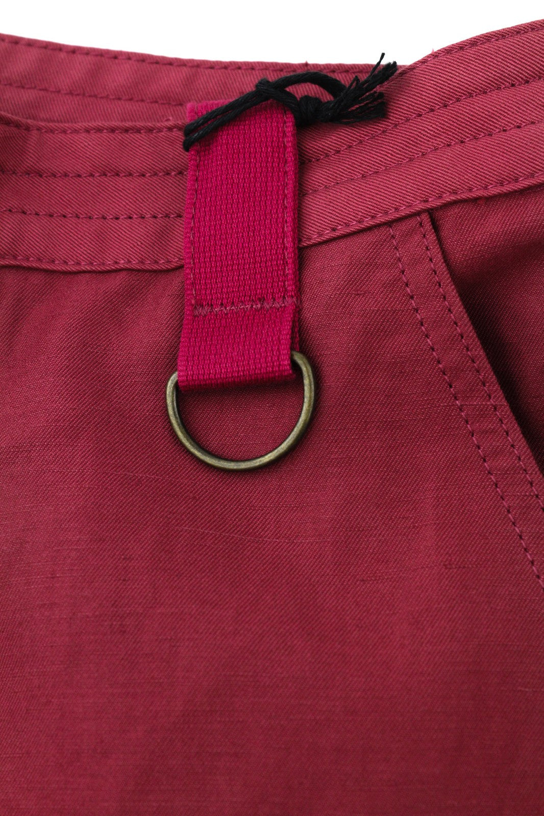 DIESEL P-Giulia moteriškos kelnės W30 Cargo laisvos bordo spalvos lininio audinio mišinio, rekomenduojama kaina – 300 € 