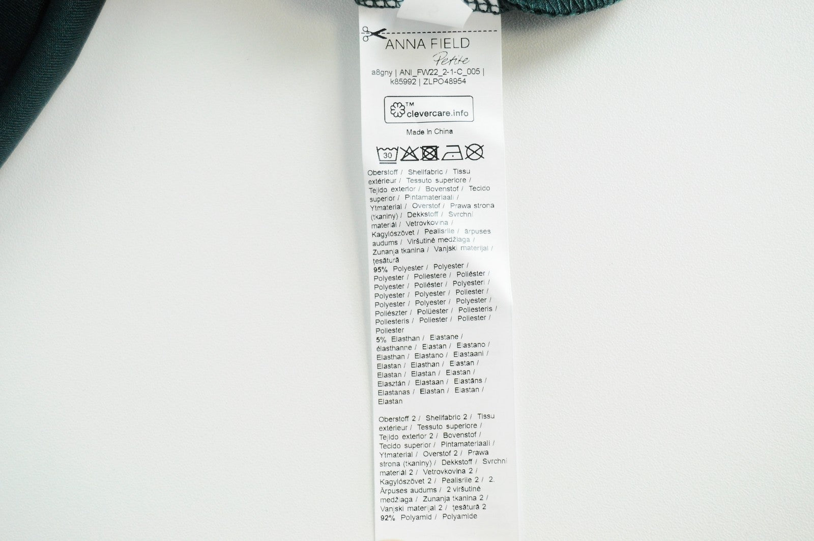 ANNA FIELD Women Dress S Pine Green Pleated Petite Laced Mid-Length Stretch