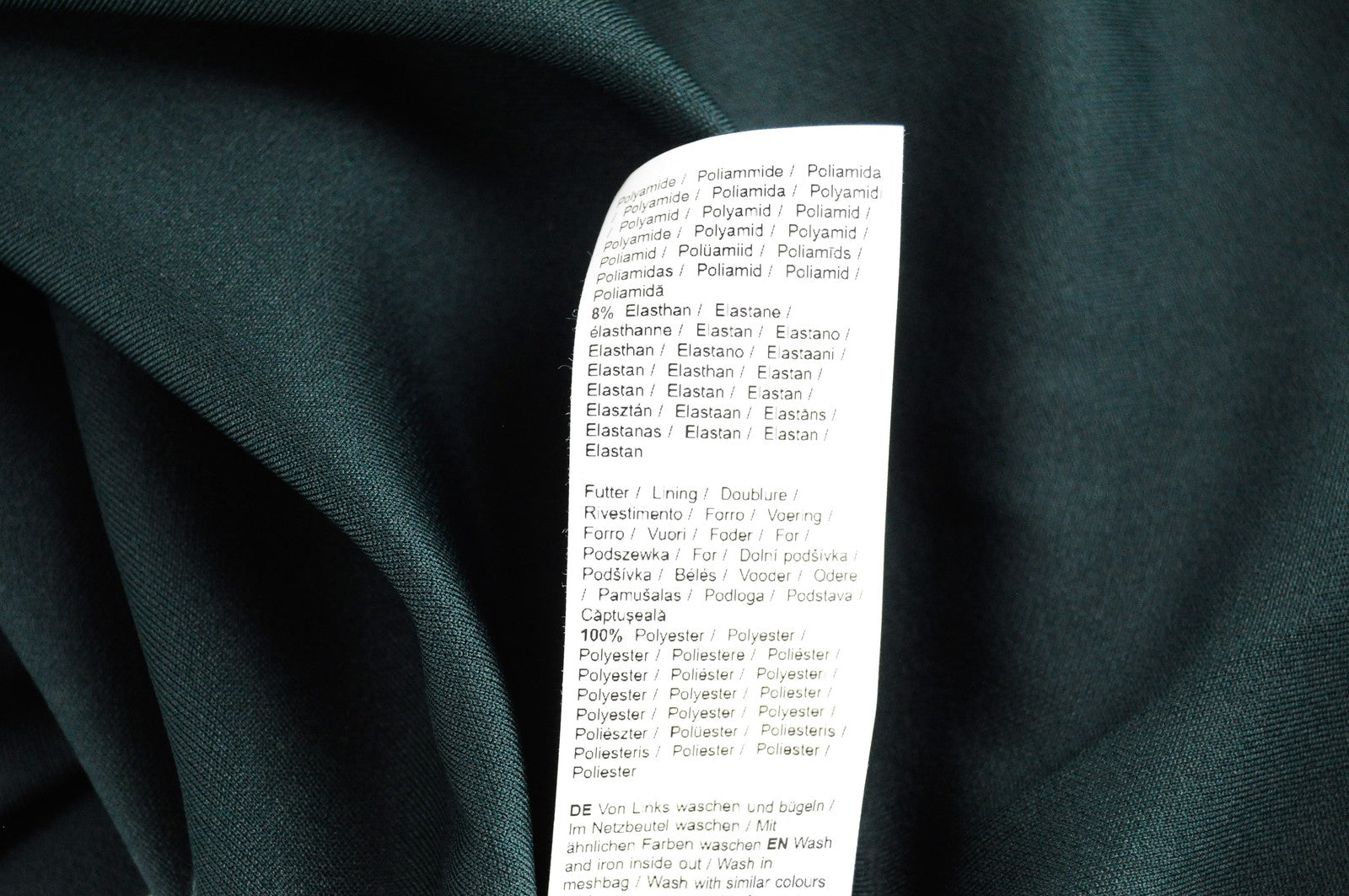 ANNA FIELD Women Dress S Pine Green Pleated Petite Laced Mid-Length Stretch