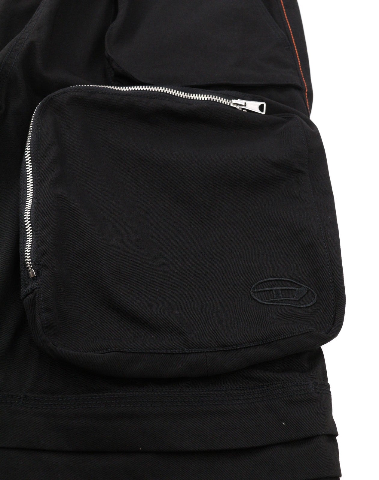 DIESEL P-Mirta-NL 0PCAK moteriškos kelnės XS dydžio, juodos, su kišenėmis, rekomenduojama mažmeninė kaina – 300 € 