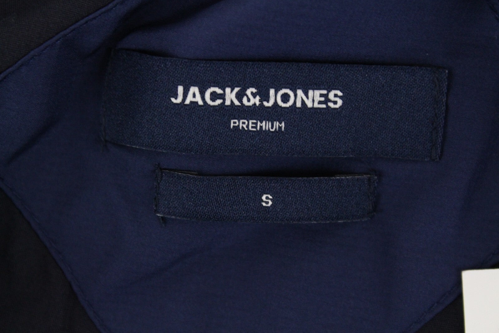 JACK&JONES Jprflight Mens Jacket S Blue Zipped Long Sleeve Lightweight