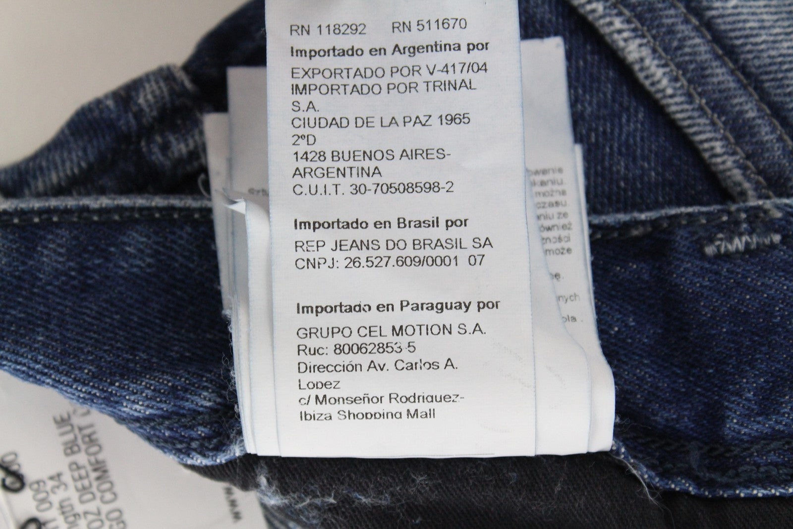 REPLAY Anbass vyriški džinsai W30/L34 mėlyni, skalbtos medvilnės, ploni, tamprūs, plėšyti 