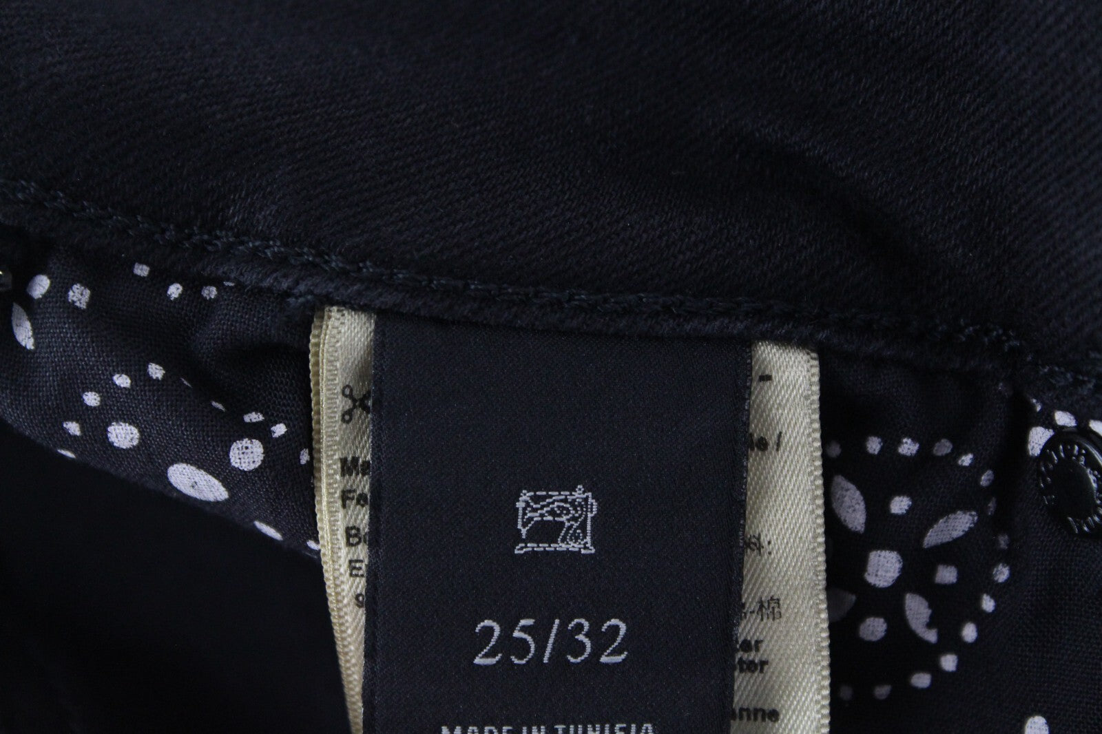 SCOTCH &amp; SODA moteriški džinsai W25/L32 Ams Blauw juodi, aptempti, tamprūs medvilniniai džinsai 