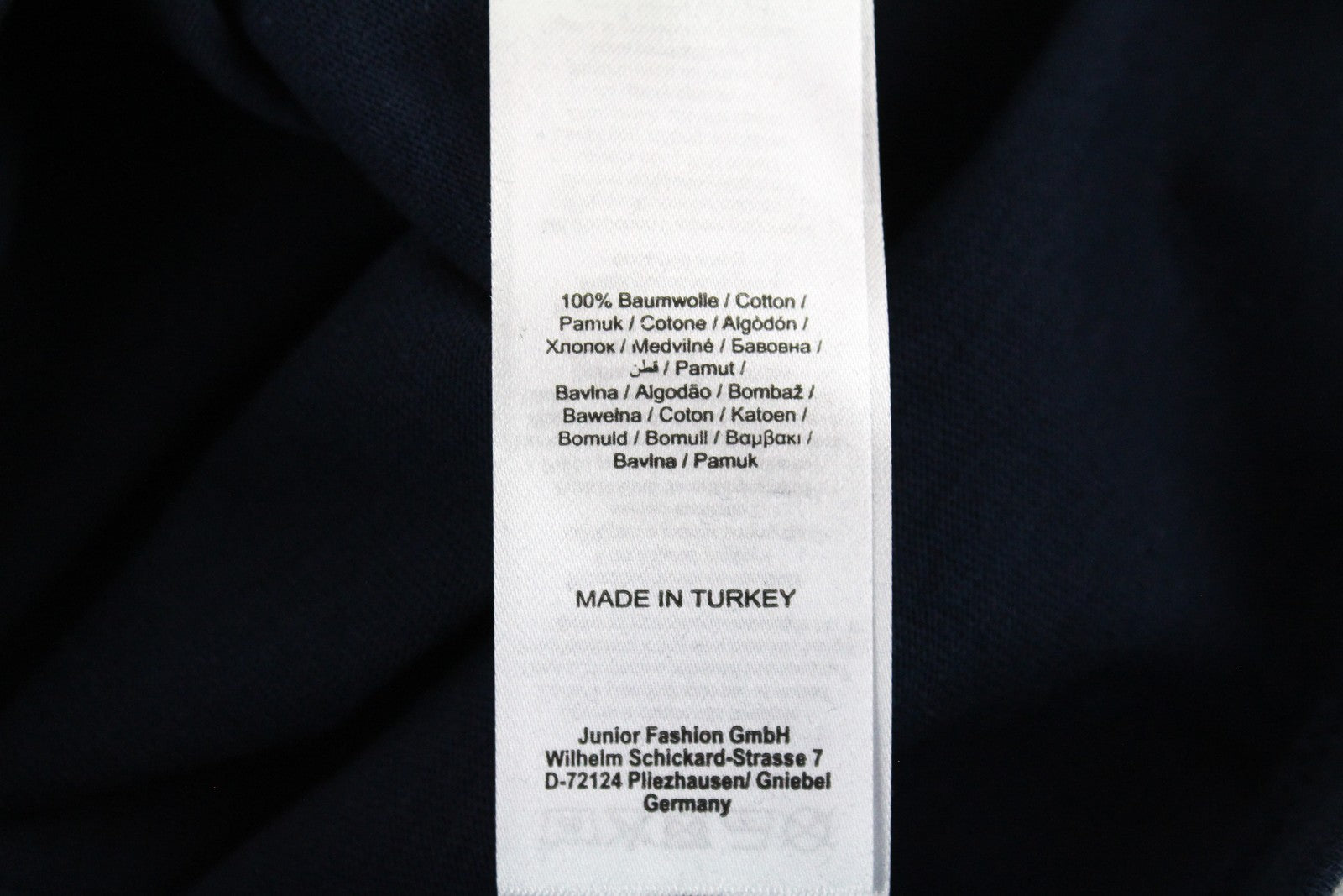 TOM TAILOR mergaitiški marškinėliai XS su grafiniu raštu, tamsiai mėlyno melanžo apvalia kaklo linija, vaikiški medvilniniai marškinėliai. 