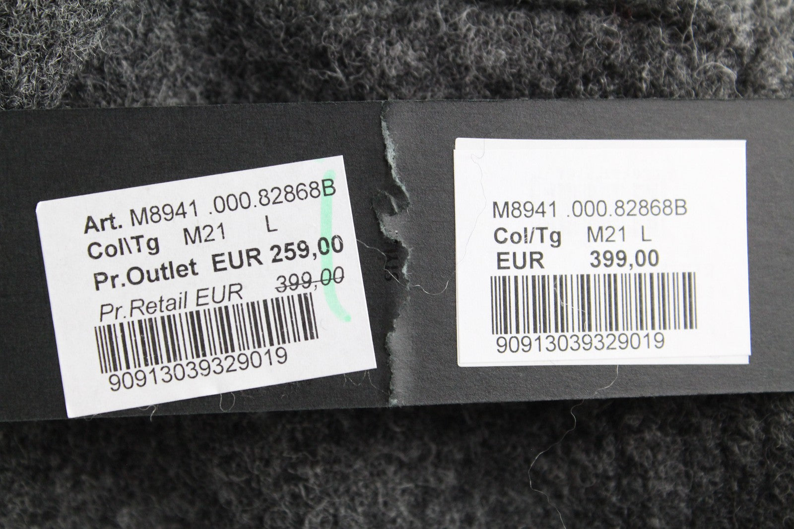 REPLAY vyriškas paltas L pilkas vilnos mišinio gobtuvas su spaudėmis, rekomenduojama kaina – 399 € 