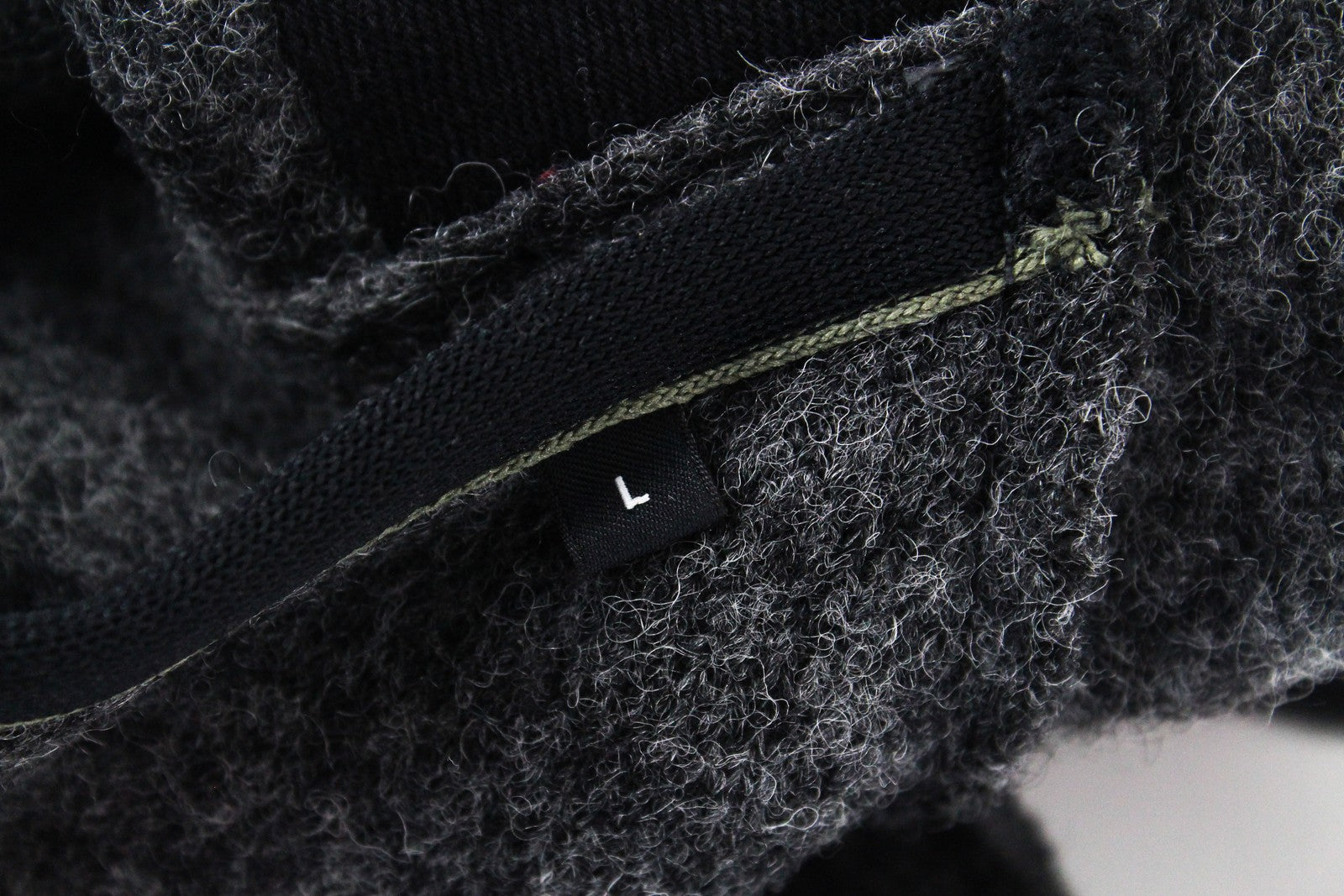 REPLAY vyriškas paltas L pilkas vilnos mišinio gobtuvas su spaudėmis, rekomenduojama kaina – 399 € 