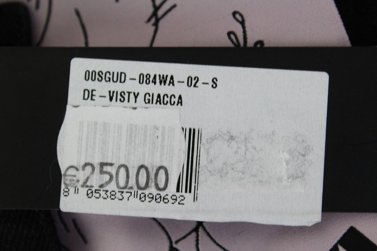 Moteriška DIESEL De-Visty 084WA striukė S, juoda, džinsinė, plėšytos ilgomis rankovėmis 