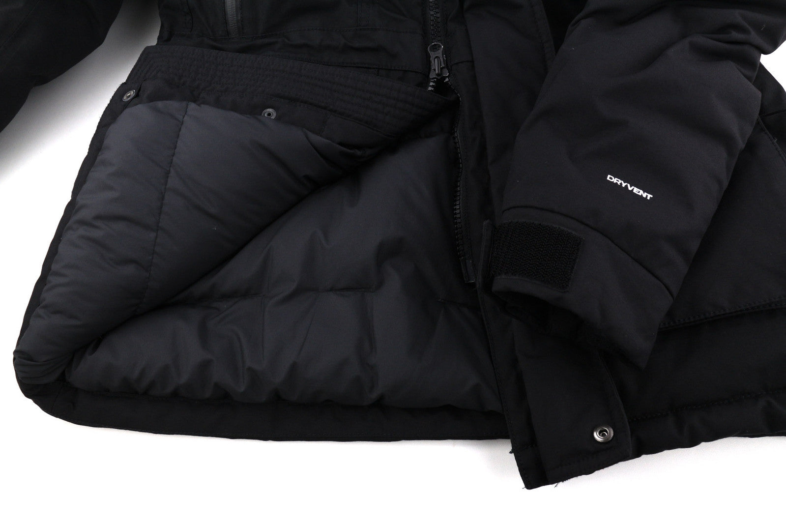 THE NORTH FACE McMurdo 2 Parka vyriška striukė su izoliacija ir gobtuvu S, juoda, su gobtuvu DryVent 