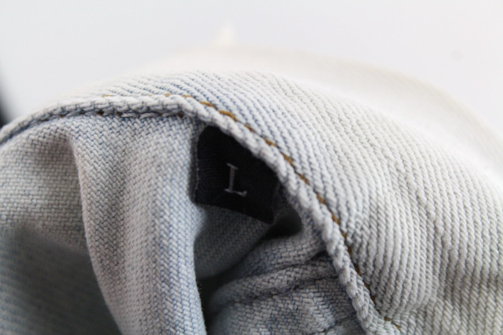 DIESEL De-Visty 069AV striukė moterims L, mėlyna, pilka, džinsinė, plėšyta medvilnė 