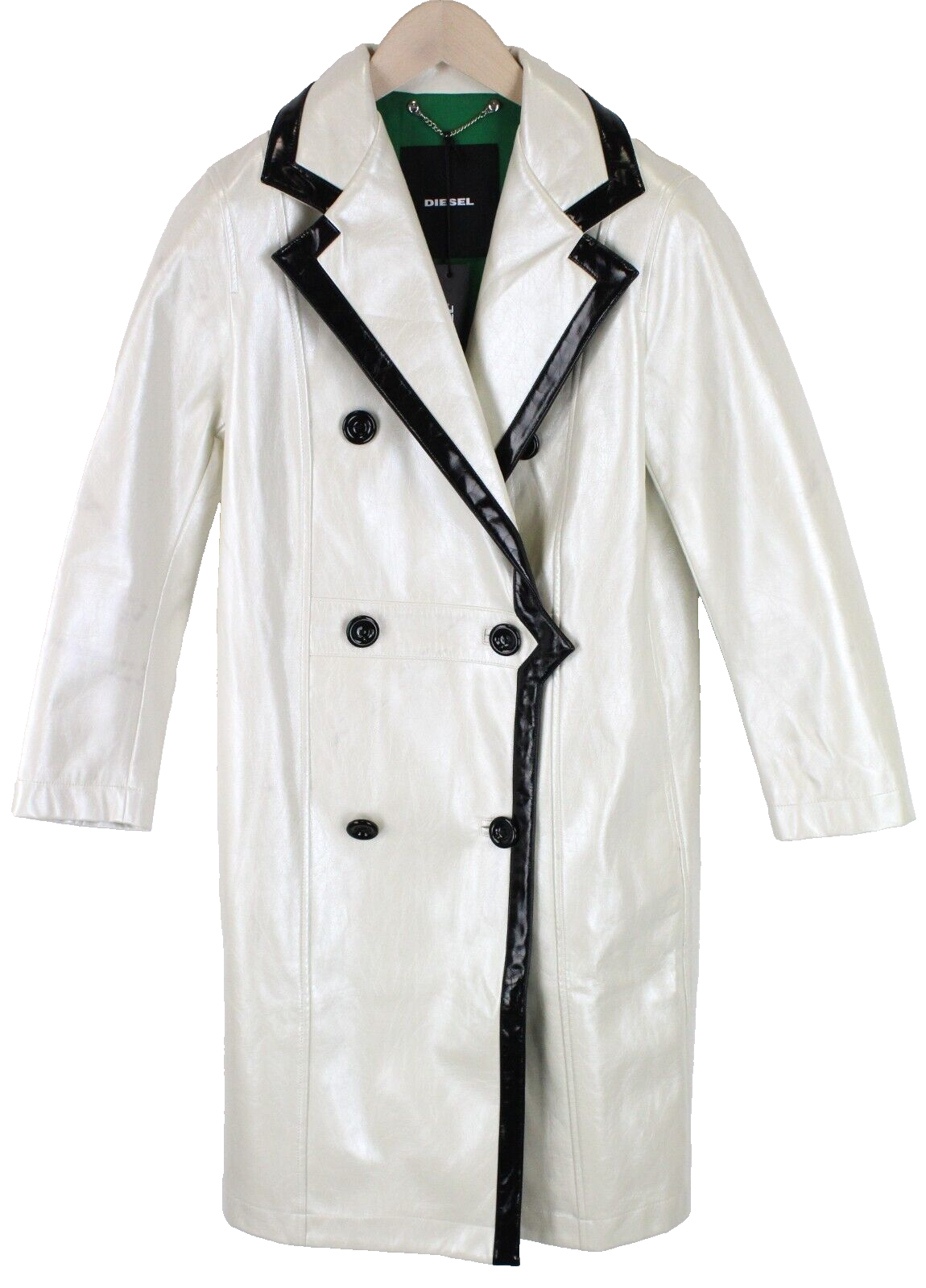 Moteriškas DIESEL Marilou paltas S, smėlio spalvos, dvieilis, su pamušalu, išpjova. RMK 400 €. 