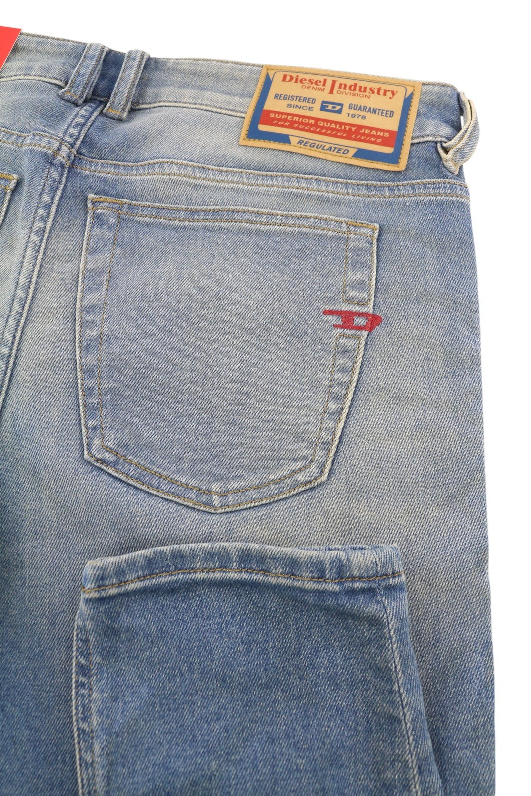 DIESEL 1979 Sleenker 09H71 Men Jeans W32/L30 Skinny Fit Low Waist Blue RRP€225