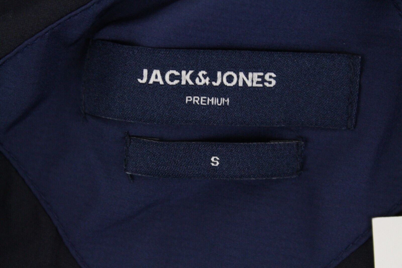 Mens JACK & JONES Jprflight Jacket S Navy Lightweight Long Sleeve Zip