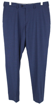 SUITSUPPLY Sienna Men's Trousers UK42S Lined Pleated Blue Wool Formal Pure