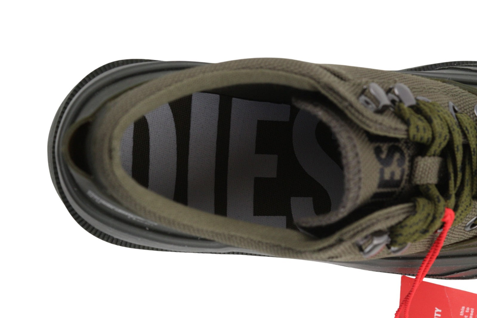 DIESEL D-Hiko SH X moteriški sportbačiai, EU37, unisex, žemi, suvarstomi, storais padais, rekomenduojama kaina – 300 € 