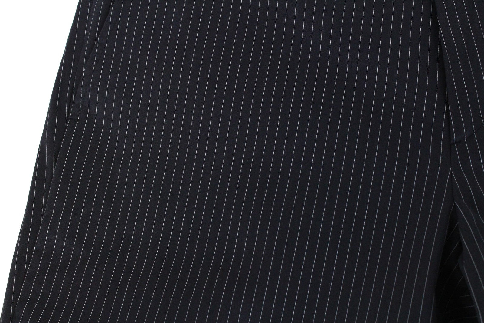 RICHMOND Men's Trousers 54 Grey Cotton Blend Stretch Stripe Pattern Smart