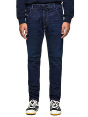 DIESEL Krooley Jogg Z69VI vyriški džinsai W30/L32 siaurėjantys, tamprūs, rekomenduojama kaina – 195 €, mėlyni 