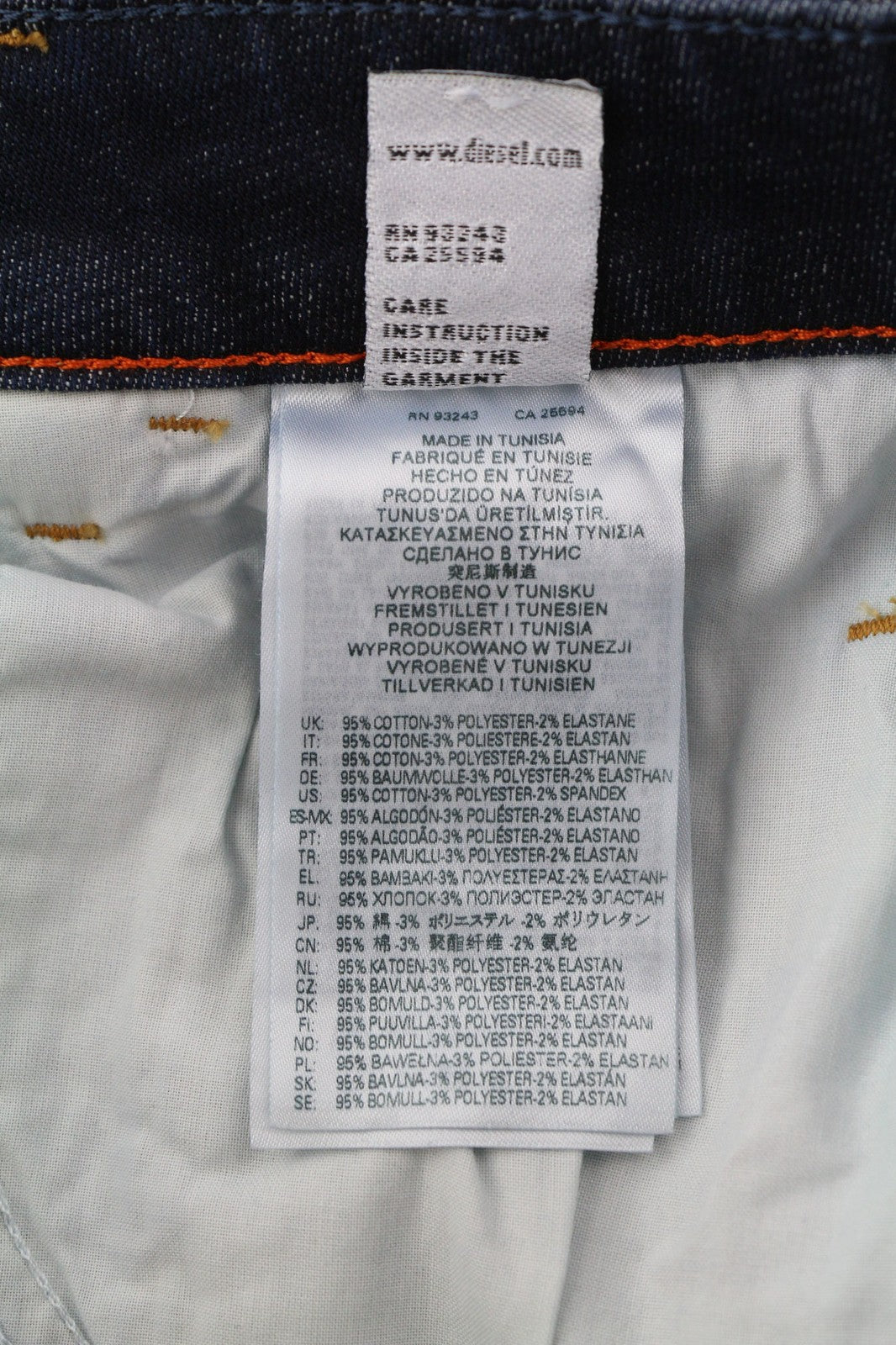 DIESEL Krooley Jogg Z69VI vyriški džinsai W30/L32 siaurėjantys, tamprūs, rekomenduojama kaina – 195 €, mėlyni 