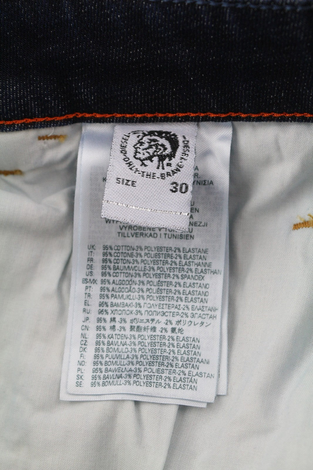 DIESEL Krooley Jogg Z69VI vyriški džinsai W30/L32 siaurėjantys, tamprūs, rekomenduojama kaina – 195 €, mėlyni 