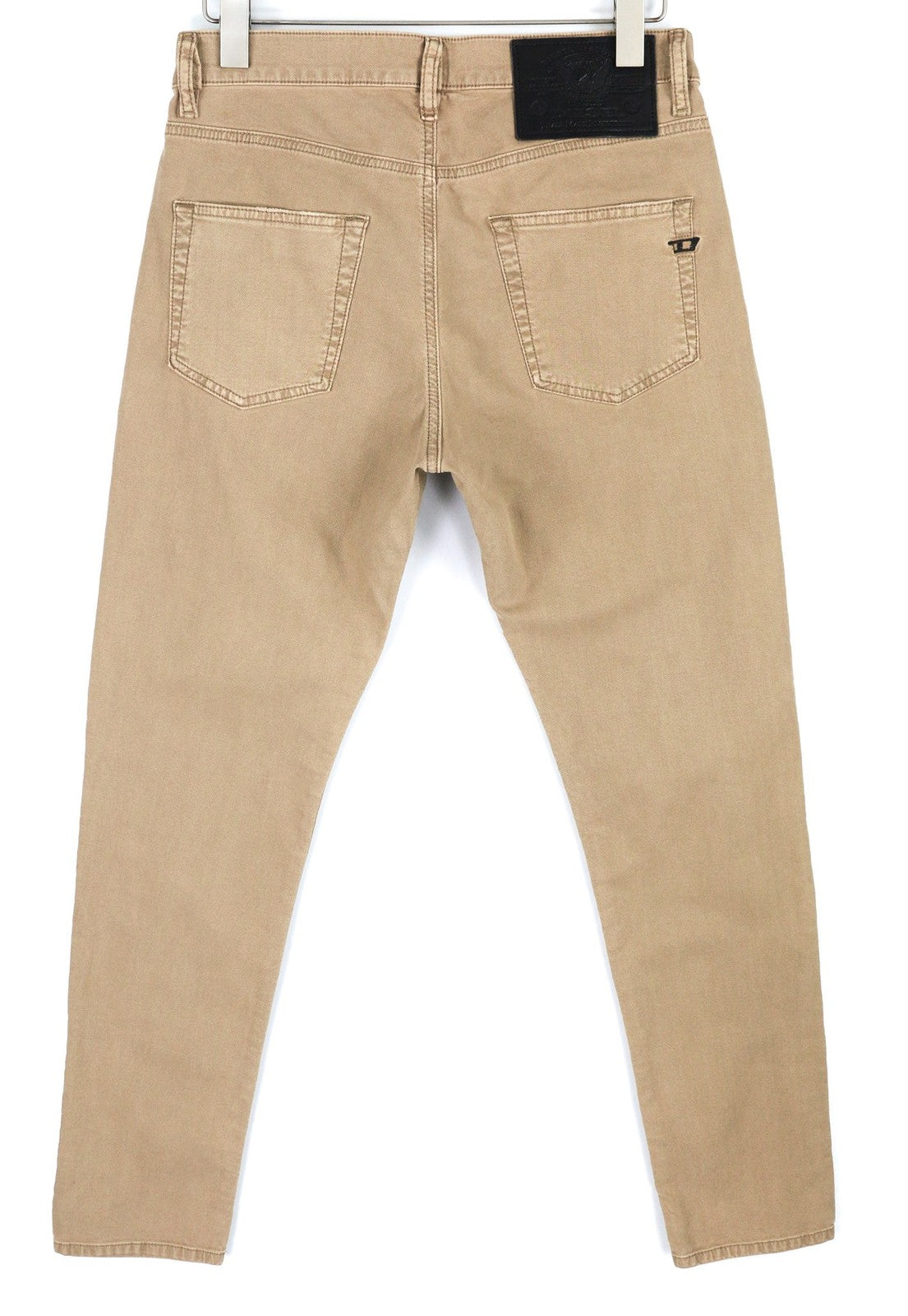 DIESEL D-Strukt Jogg 069WD vyriški džinsai W32 ploni, elastingi užtrauktukai, ruda, 250 € 