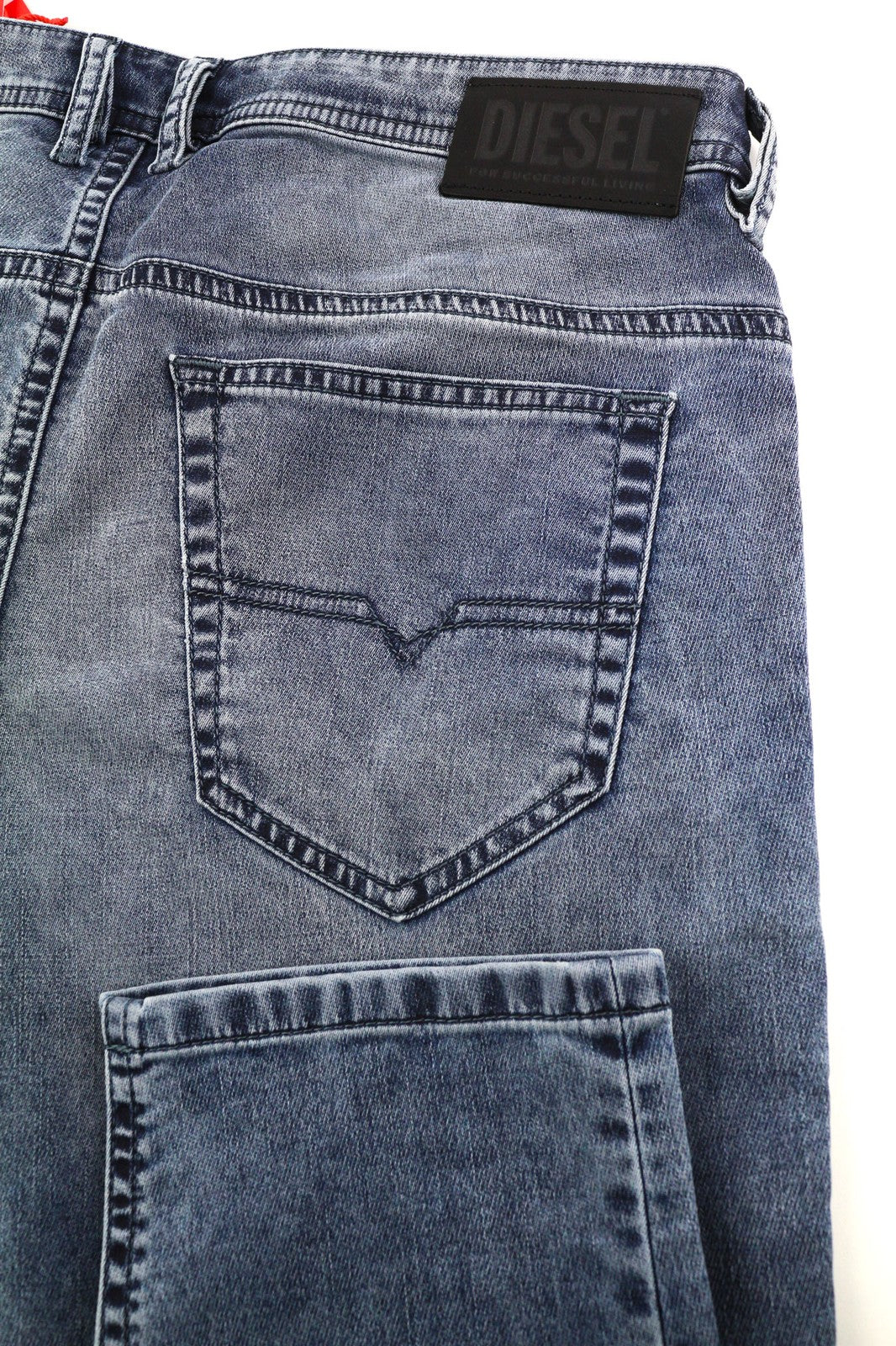 DIESEL Thommer-Y-Ne Jogg RR69N vyriški džinsai W34/L32 užtrauktuku skalbti mėlyni RRP 250 