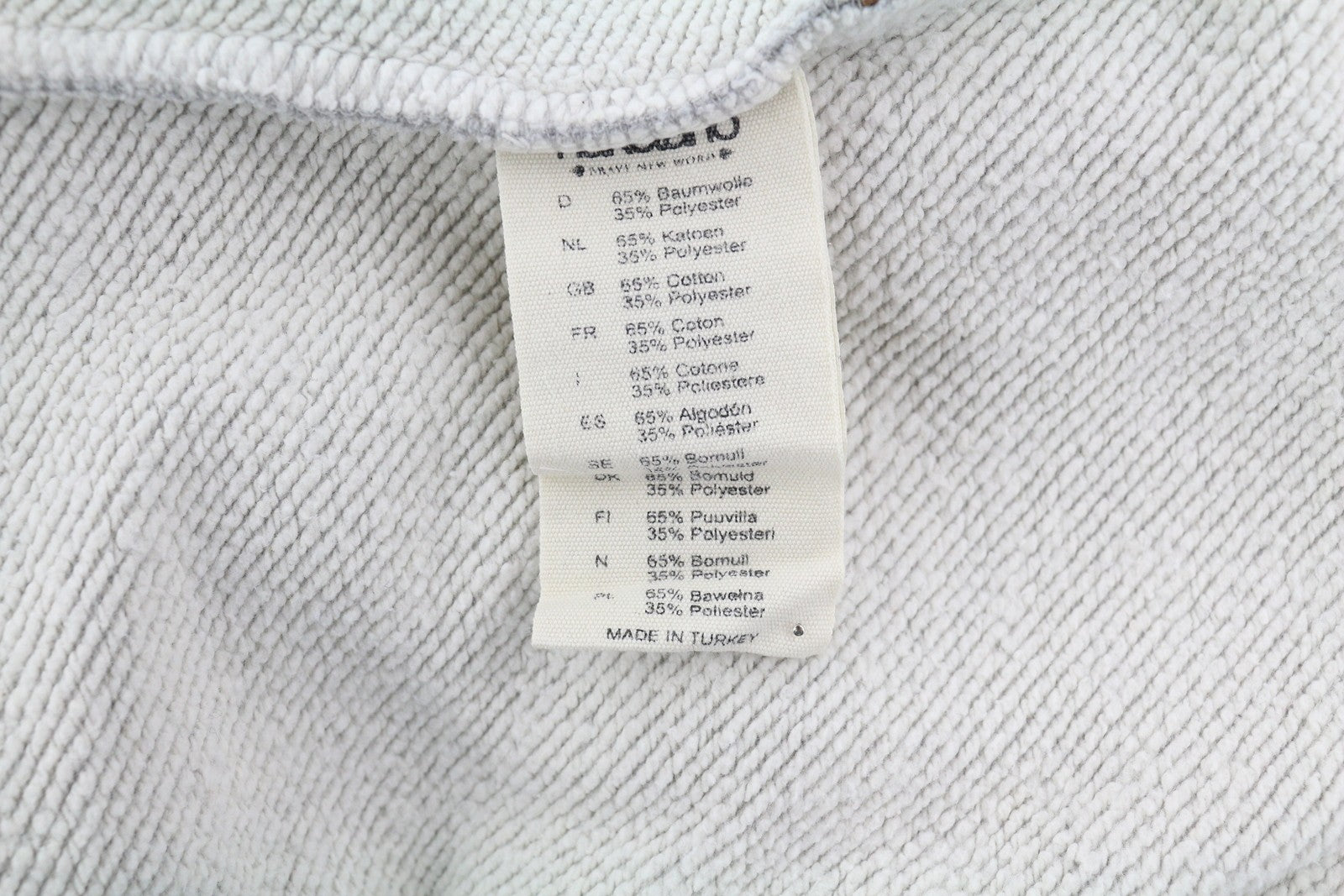 NAKETANO moteriškas džemperis L melanžo pilkas pilnas užtrauktukas su aukštomis apykaklės kišenėmis ilgomis rankovėmis 