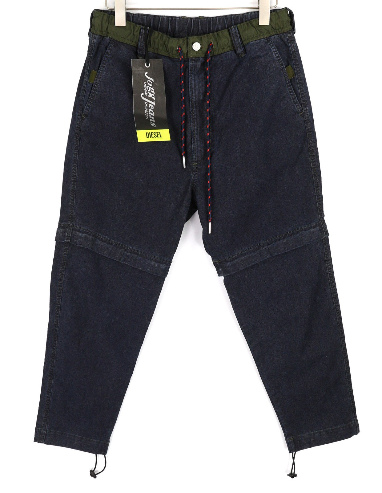 DIESEL D-Everi-Ne Jogg 009BI vyriški džinsai W30 sportiniai, RRP 300 €, nuimamos klešnės. 