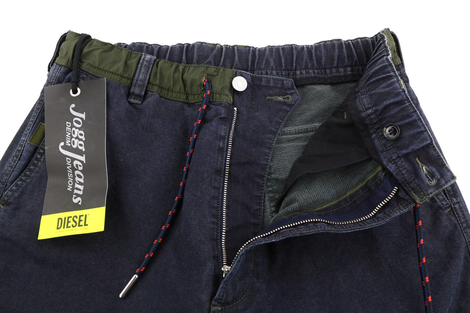 DIESEL D-Everi-Ne Jogg 009BI vyriški džinsai W30 sportiniai, RRP 300 €, nuimamos klešnės. 