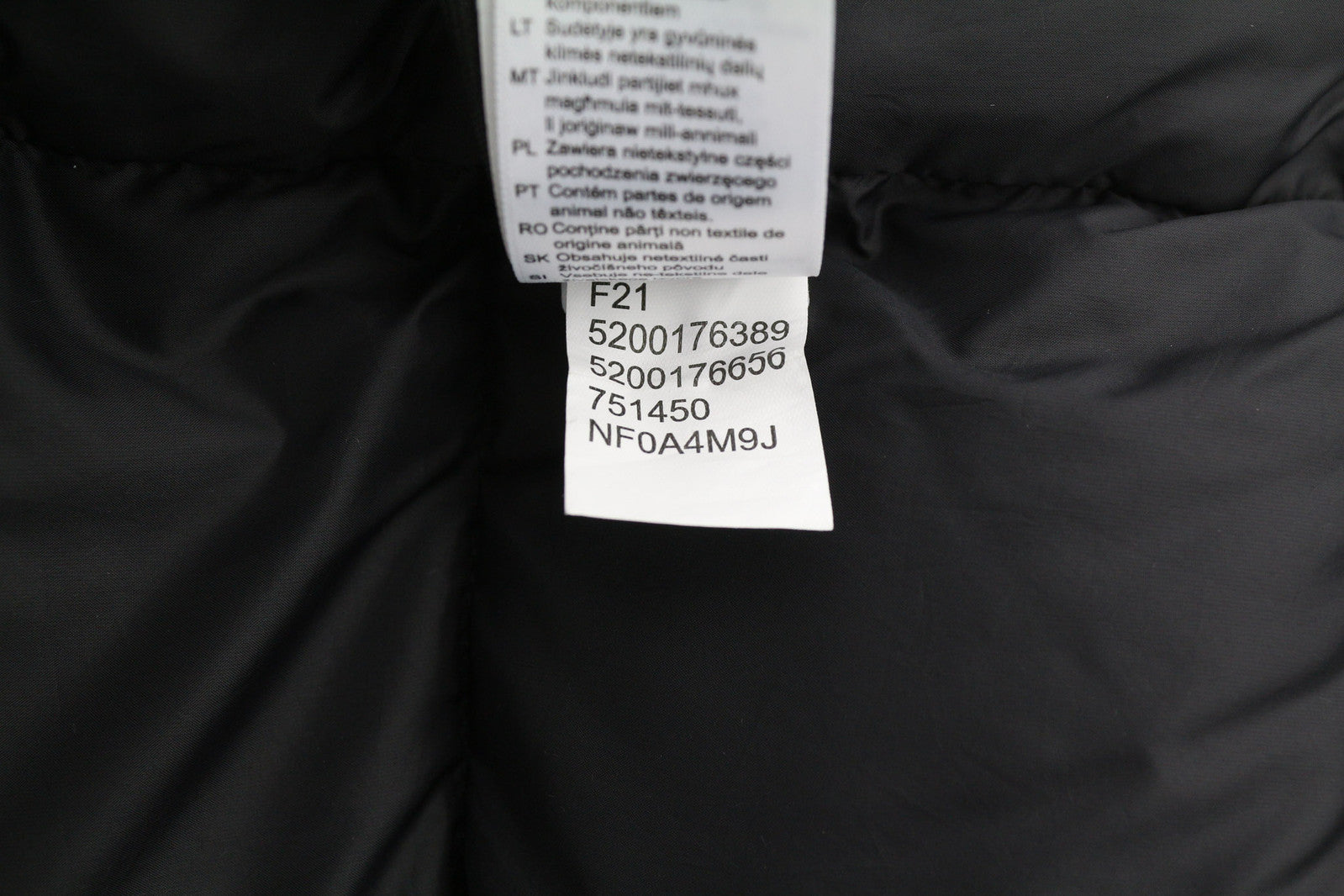 THE NORTH FACE Diablo vyriška striukė S 700 su izoliacija, dygsniuota, pūkuota, juoda 