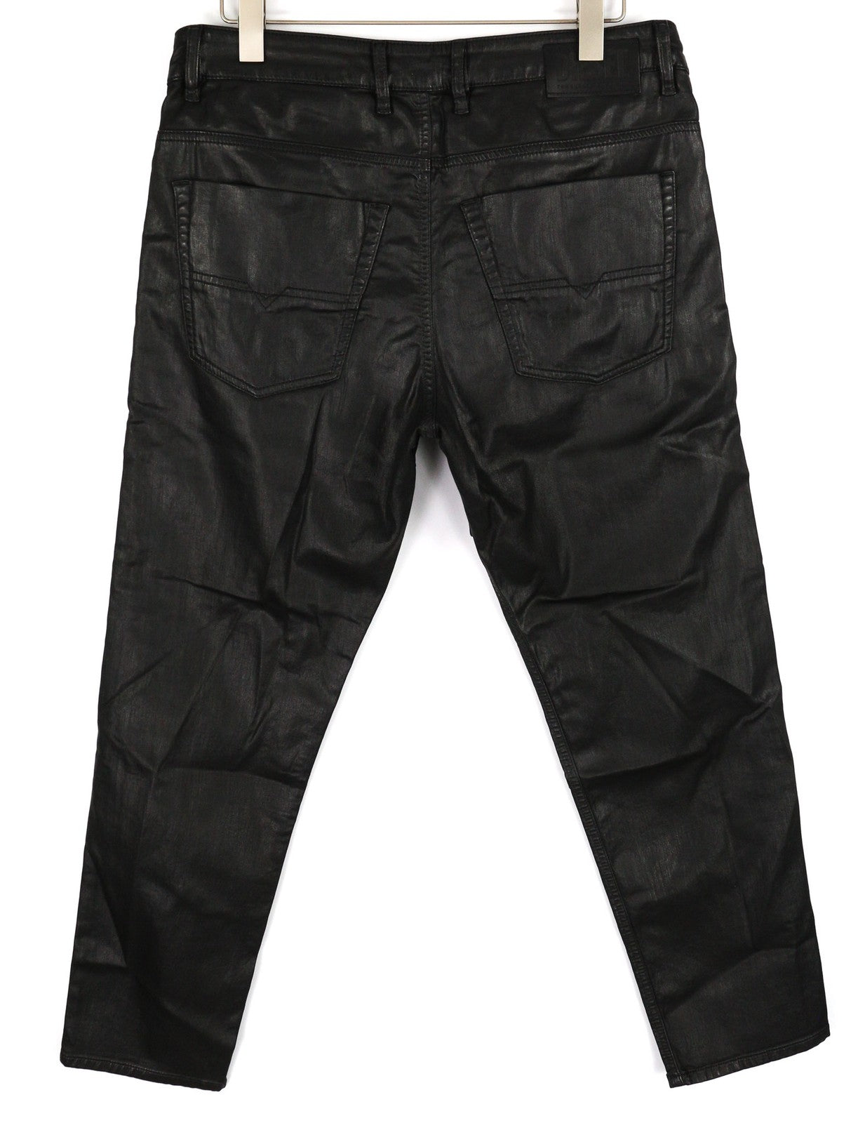 DIESEL Krooley Jogg 0849R vyriški džinsai W36/L32 siaurėjantys, rekomenduojama kaina – 250 €, dengti juodi 