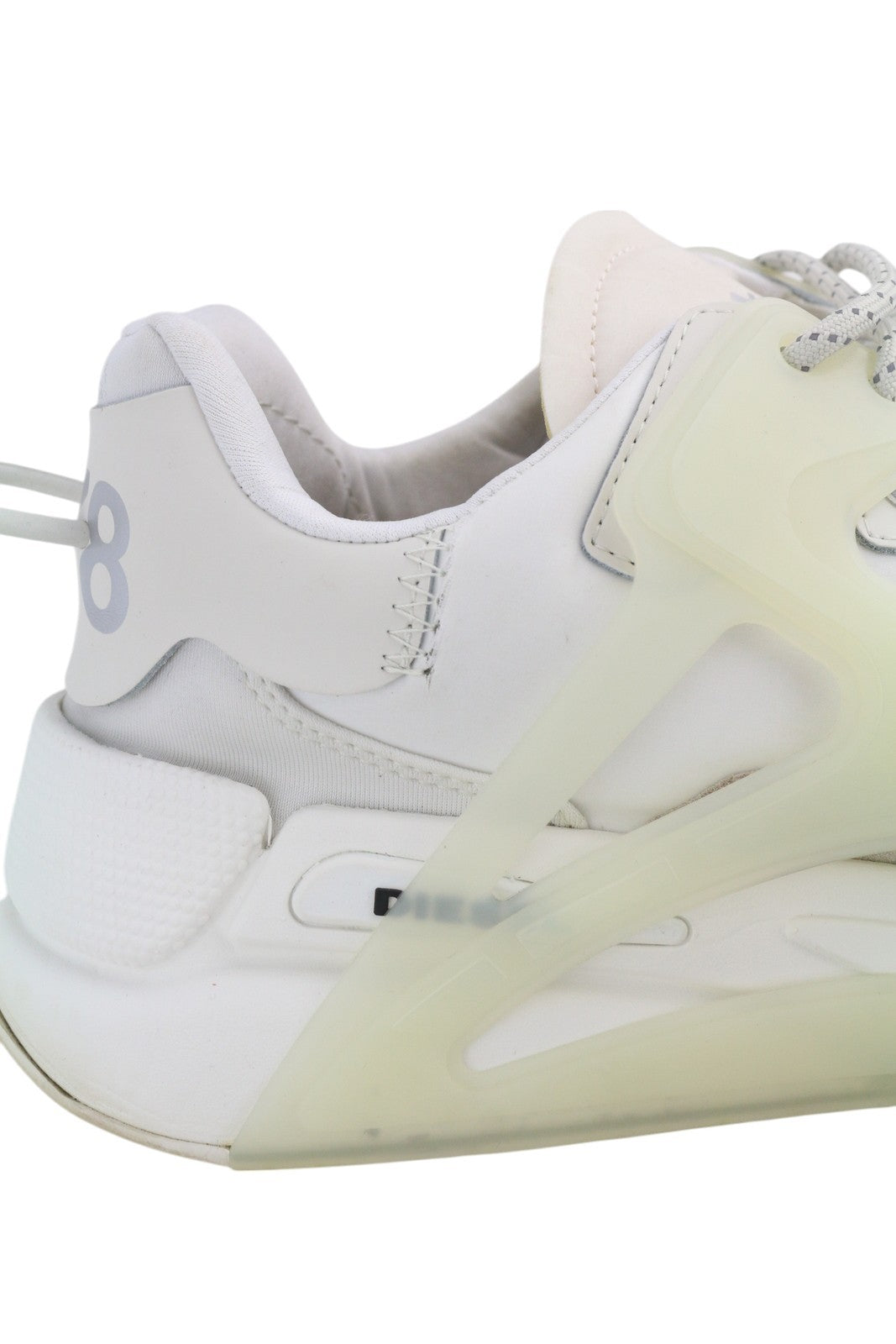 DIESEL S-Serendipity Mask vyriški sportbačiai, 44.5 dydžio, balti, migdolų spalvos, žemakulniai, RRP 200 € 