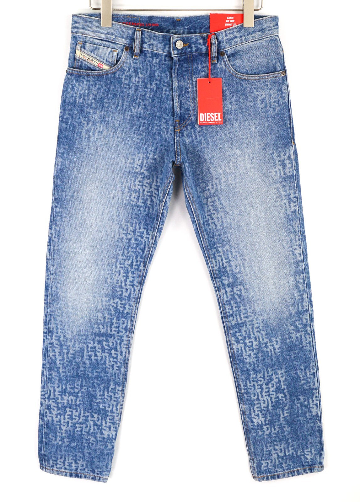 DIESEL 1995 007F5 vyriški džinsai W31 Slim vidutinio juosmens tiesios kojos RRP 250 € 