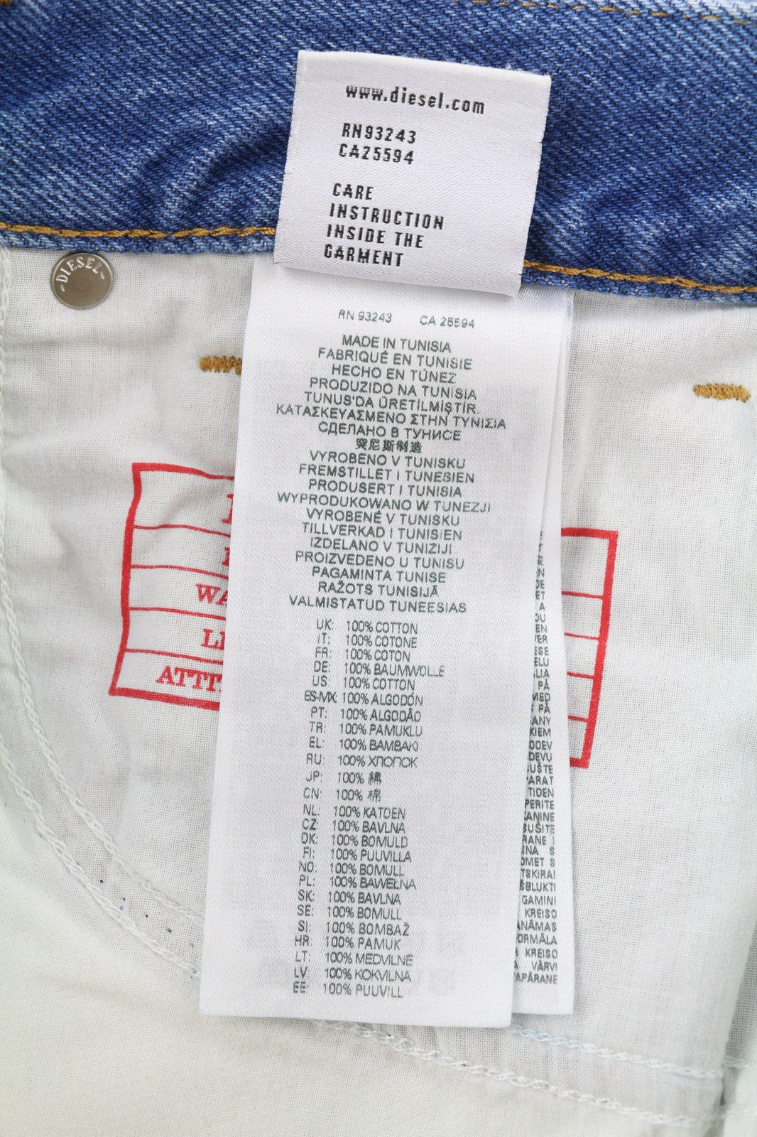 DIESEL 1995 007F5 vyriški džinsai W31 Slim vidutinio juosmens tiesios kojos RRP 250 € 