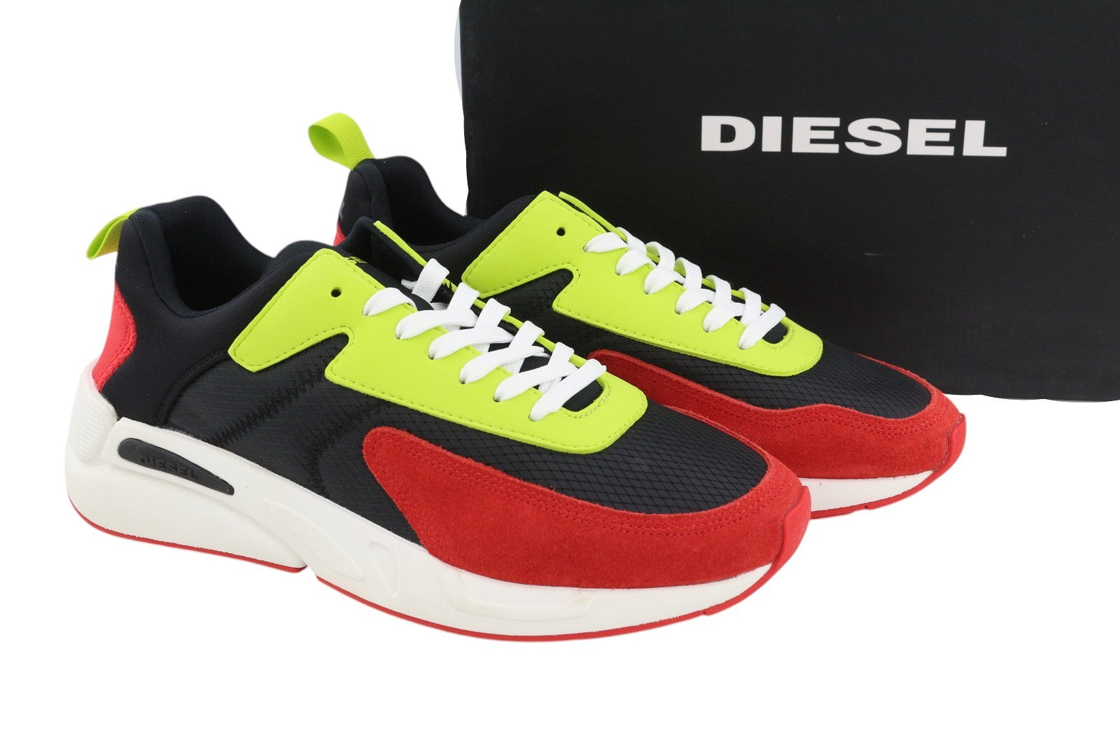 DIESEL S-Serendipity žemakulniai vyriški sportbačiai su raišteliais ir migdolų nosimis, 45 dydis, dydis EU45 