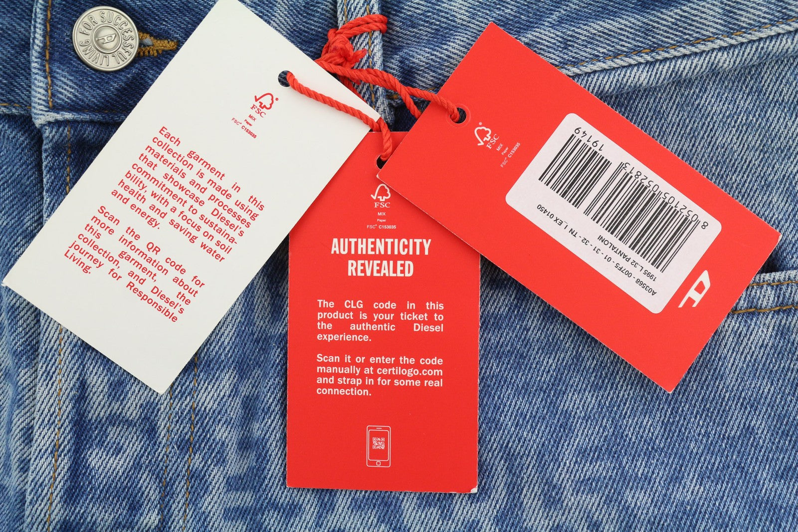 DIESEL 1995 007F5 vyriški džinsai W31 Slim vidutinio juosmens tiesios kojos mėlyni RRP 250 € 