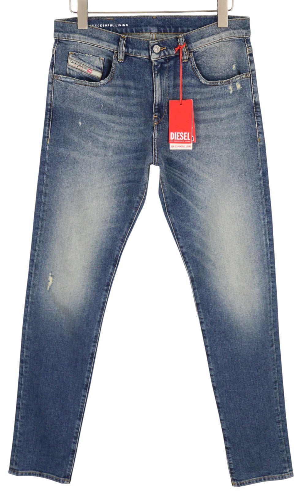 DIESEL 2019 D-Strukt 09H45 vyriški džinsai W32/L34 tamprūs, tamsiai mėlyni, rekomenduojama kaina – 250 € 