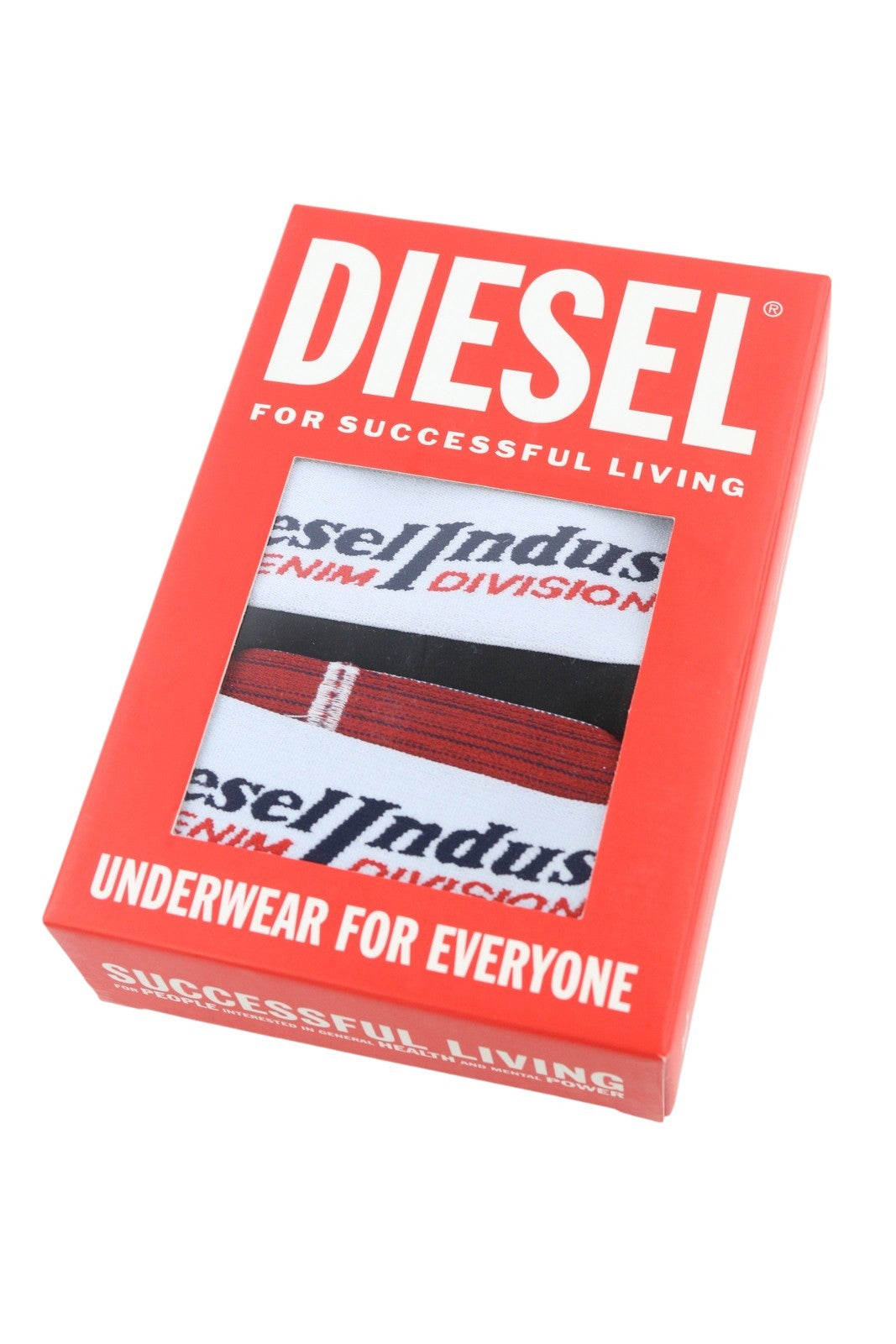 DIESEL Umbx-Damien vyriški apatiniai 2XL, 3 vnt., su tampria juosmens juosta 