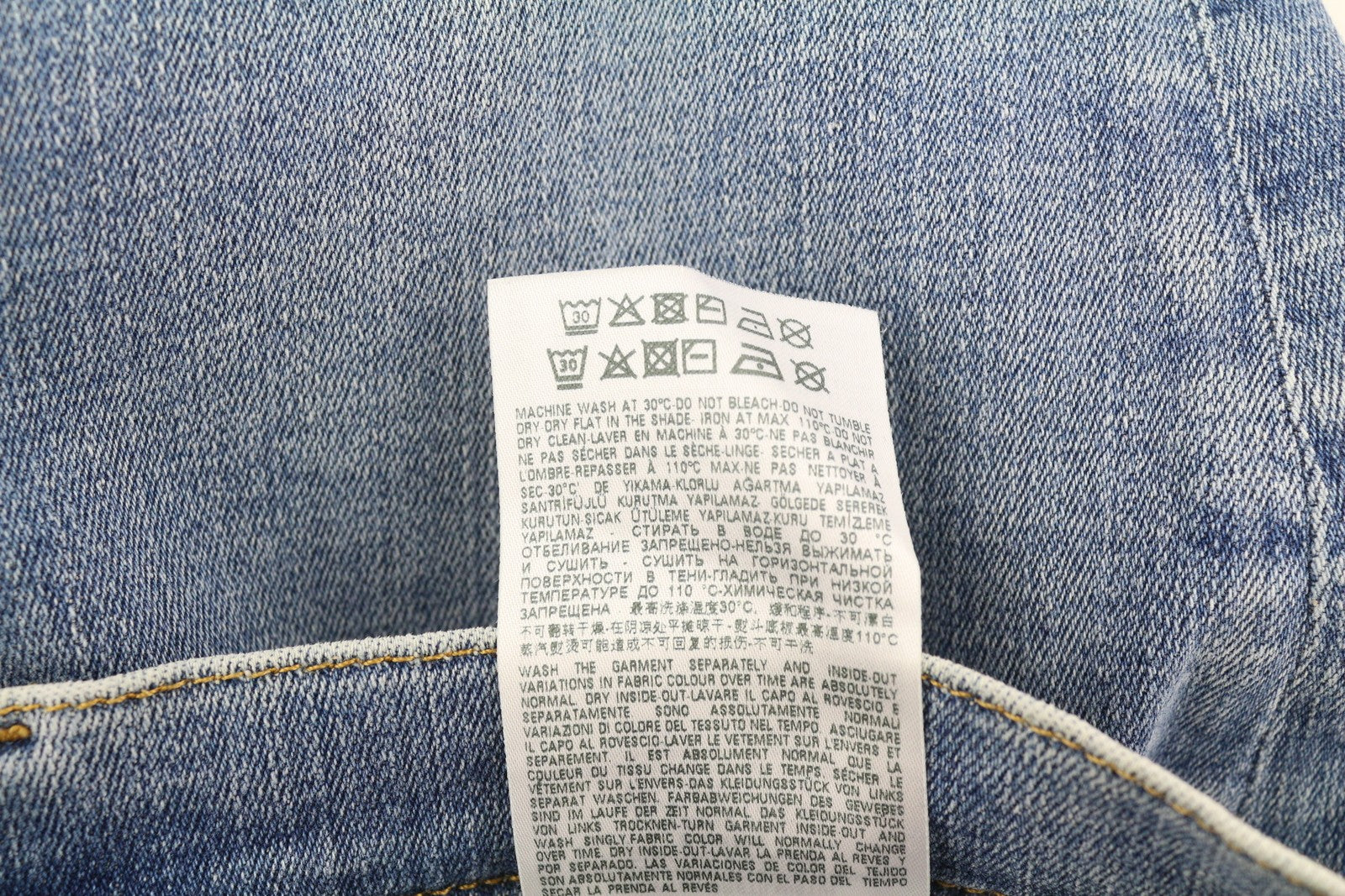 DIESEL 1983 D-AMNY 09C01 vyriški džinsai W32/L32 aukštu juosmeniu, aptempti, mėlyni, RRP195 