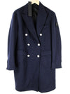 Navy Wool Coat