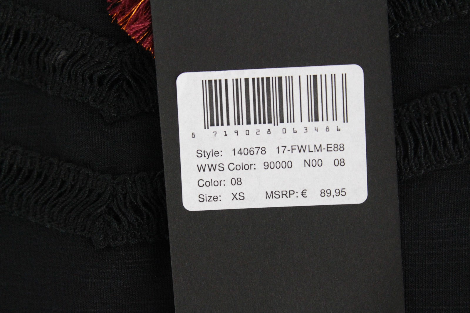 MAISON SCOTCH moteriška juoda tampri suknelė XS, medvilnės mišinio ilgomis rankovėmis, trumpa 