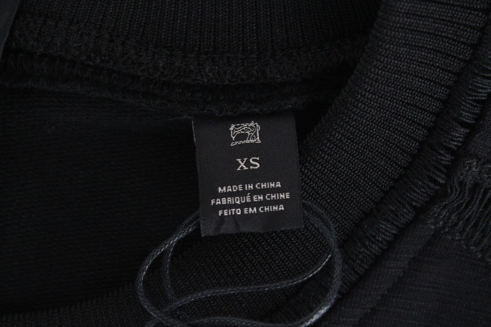 MAISON SCOTCH moteriška juoda tampri suknelė XS, medvilnės mišinio ilgomis rankovėmis, trumpa 