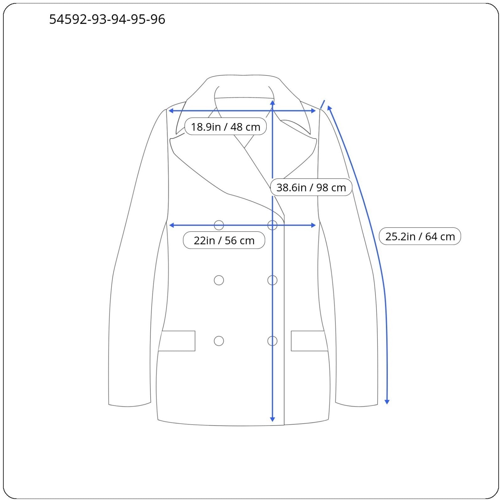 REPLAY vyriškas tamsiai mėlynas paltas 50 vilnos ir medvilnės mišinio su smailia apykakle, dvieilis šiltas paltas 
